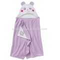 Children's Hooded Bath Towel Wrap "Amanda Panda", Cotton Baby Shower Gift for Toddle Infant Girls and Boys,Keeping Baby Warm